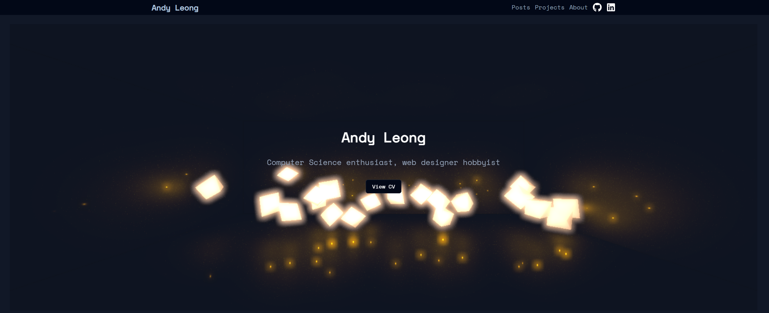 Old Personal Portfolio Website